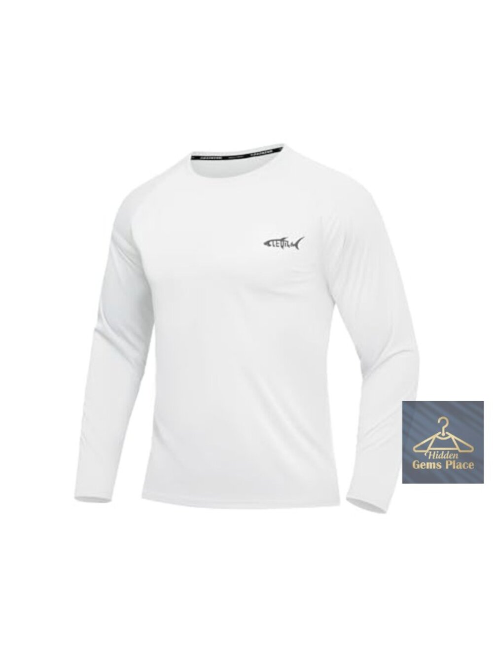 Men's UPF 50+ Long Sleeve Quick Dry Rash Guard Sun Protection